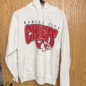 Vintage Kansas City Chiefs White Hoodie